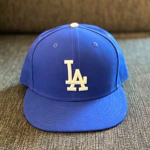 Dodgers New Era Royal Fitted Hat, 7 3/8, Unworn